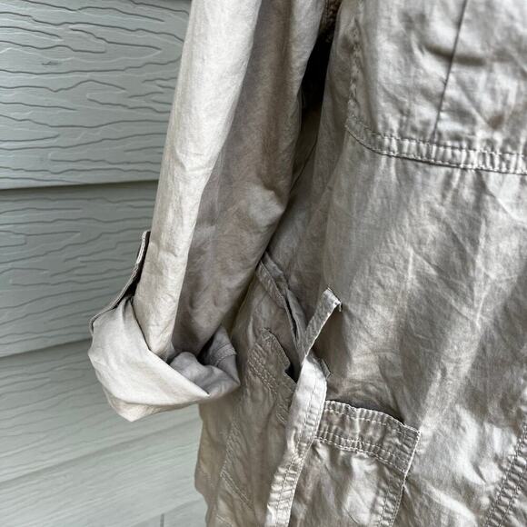 Liz Claiborne belted, button-down, jacket, women's size L - Picture 4 of 6